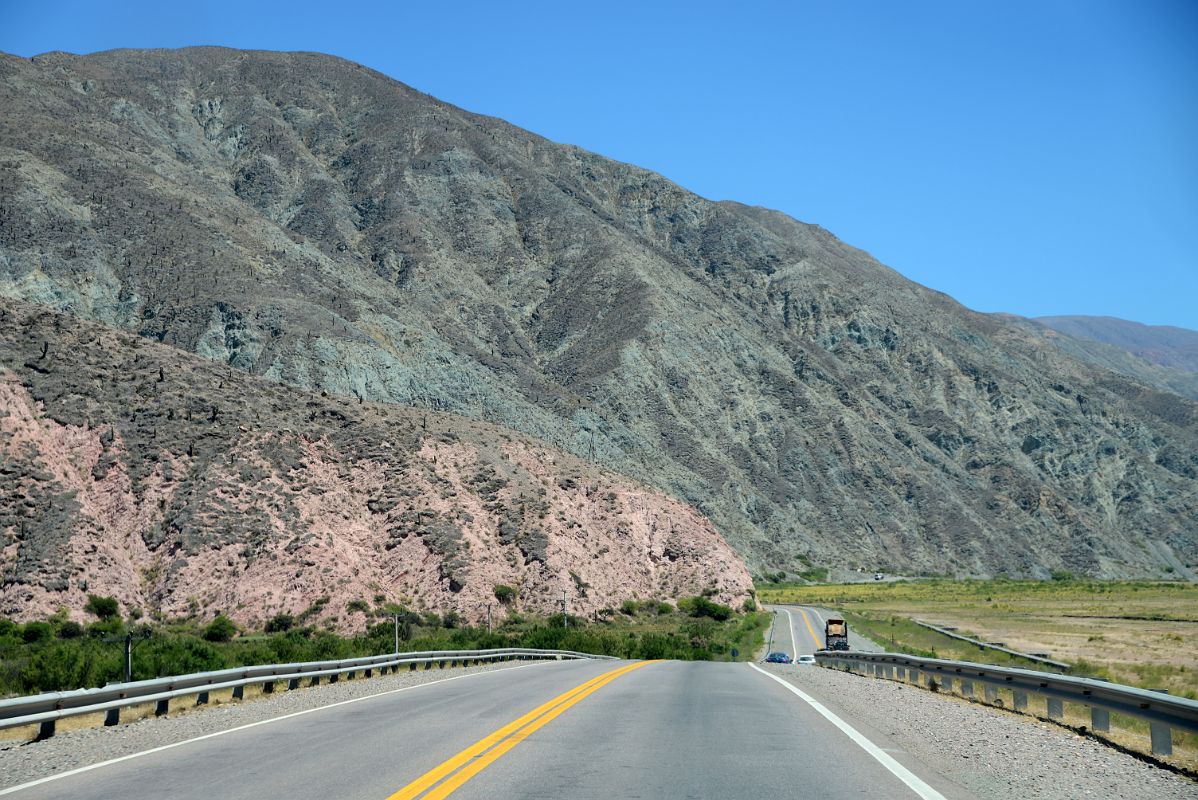 15 Driving Through The Colourful Hills In Quebrada de Humahuaca Near Purmamarca